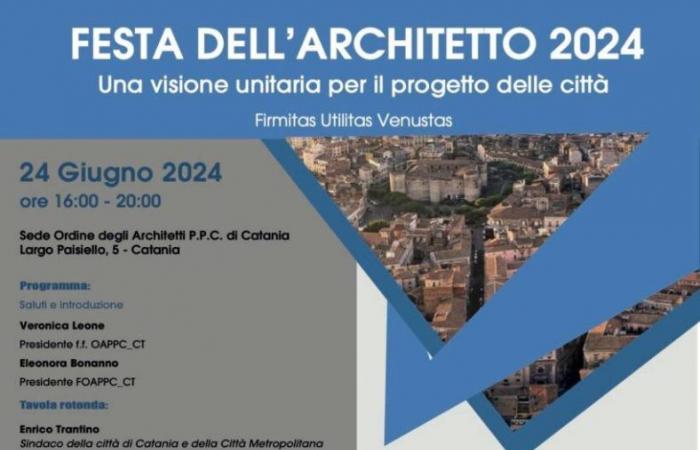Catania, Architect’s Festival 2024: Monday 24 June, 4pm