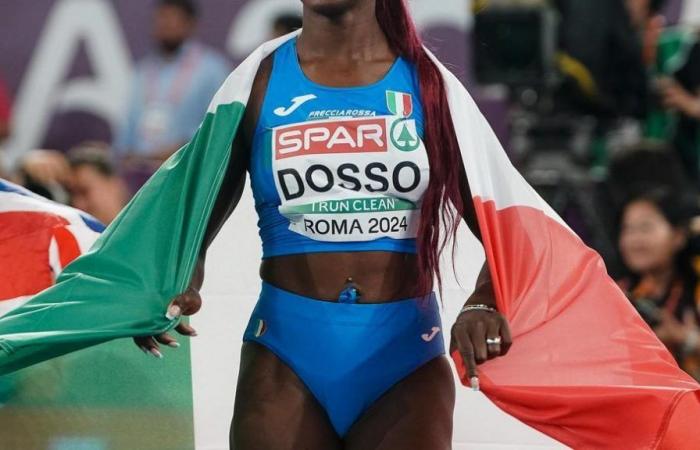 In Trieste Dosso wins the hundred meters in 11”17 ahead of Hooper and Bongiorni