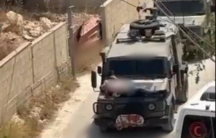 Video immortalizes Palestinian wounded and tied to the hood of an armored vehicle, the IDF: “Action contrary to orders”