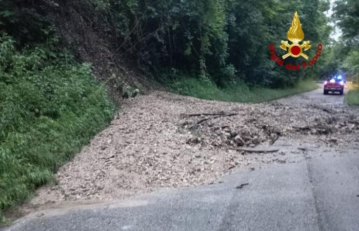 Firefighters: flooding in Asiago and Gallio, landslides in the Schio area