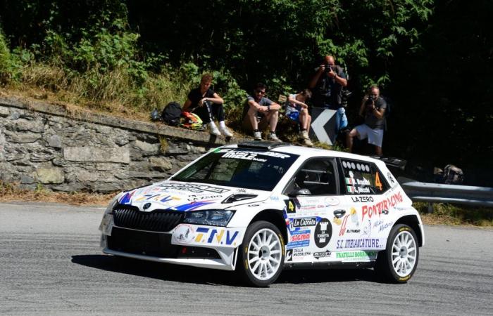 Sondrio: Rossetti-Fancoli finish in command on the first day of competition of the 67th Coppa Valtellina Rally