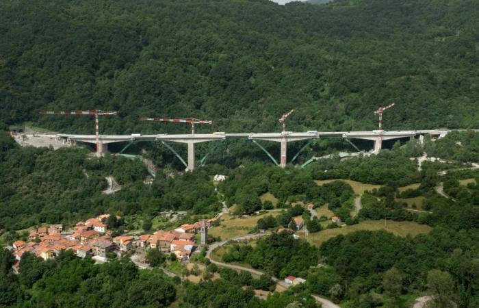 A15 Parma – La Spezia, construction continues on the Gravagna viaduct