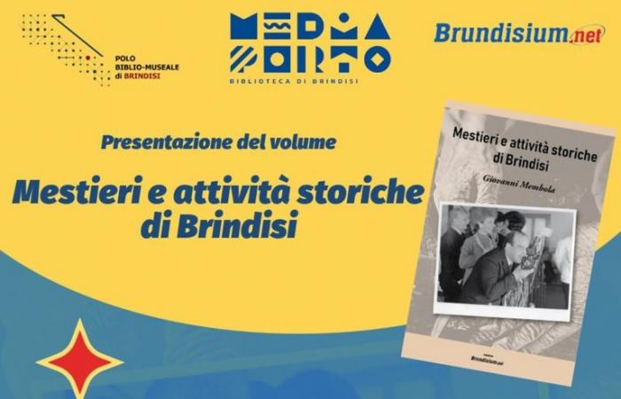 «Professions and historical activities of Brindisi», book by Giovanni Membola – Agenda Brindisi