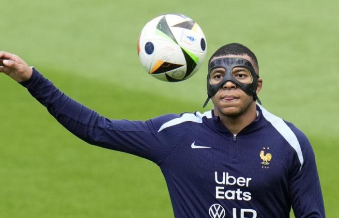 European Championship, France: Deschamps on Mbappé: “It improves, but the mask impacts vision”