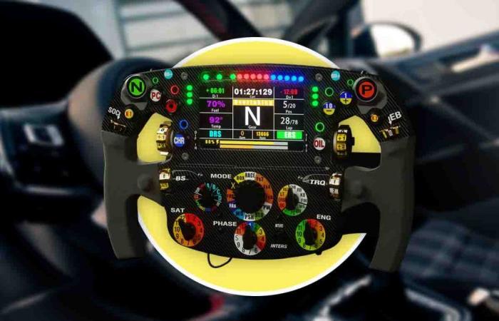 forget the steering wheel as you know it, it will be like driving a Formula 1