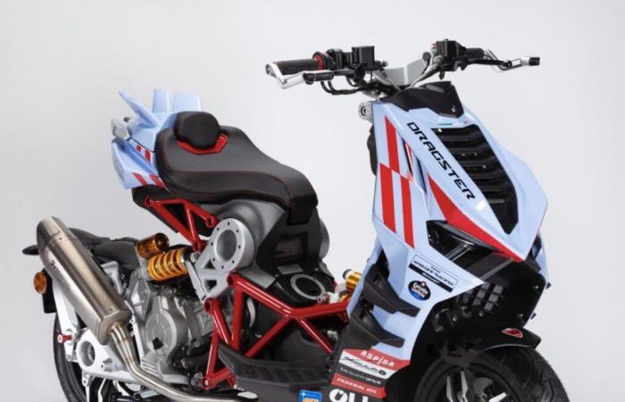 Italjet Dragster Gresini MotoGP – special edition inspired by the colors of the MotoGP team