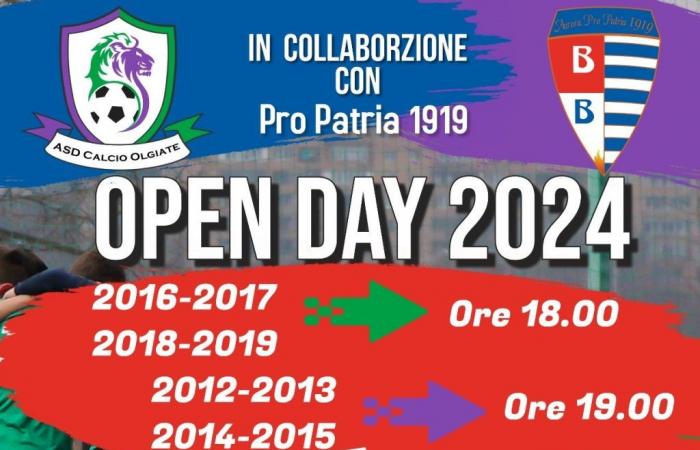 Calcio Olgiate launches open days in collaboration with Pro Patria. Carnelli: “Innovative projects”