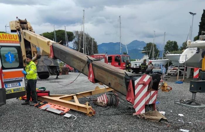 Fatal accident in a Fiumaretta garage: man is crushed by the crane