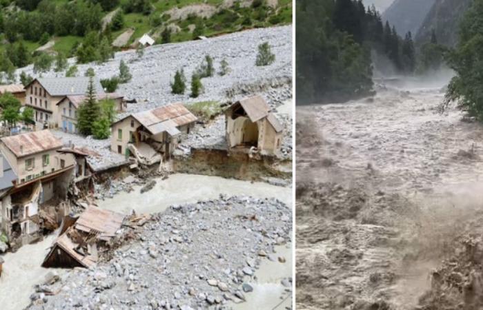An entire hamlet swept away in a few moments: the church broken in two (VIDEO). All citizens are saved thanks to mountain rescue