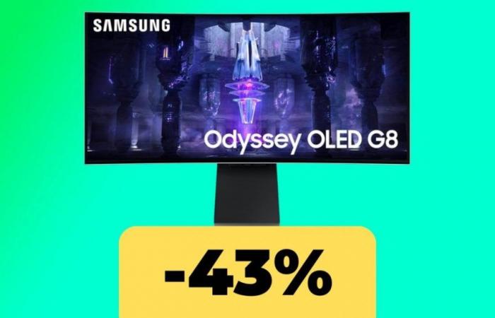 Samsung Odyssey G8, the best gaming monitor at an unmissable price on Amazon Italy