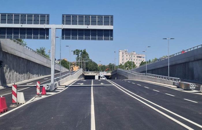 The new Verona underpass opened! The new road system begins