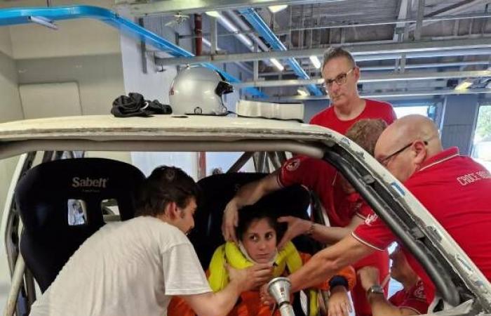 An extrication course at the Monza racetrack: safety objective in motorsport
