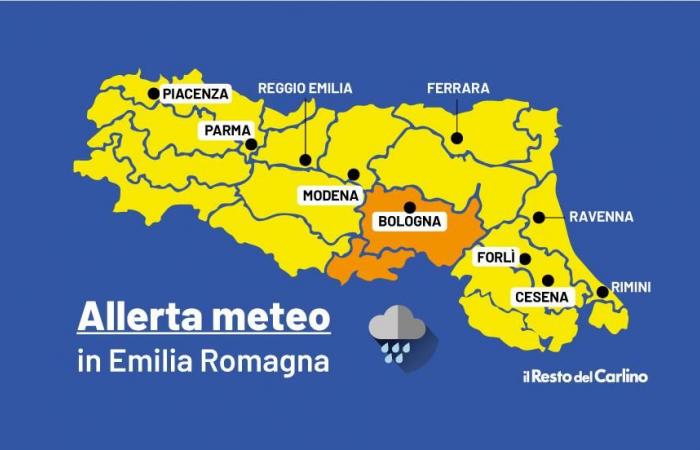 Strong thunderstorms in Emilia Romagna: weather alert is still in place