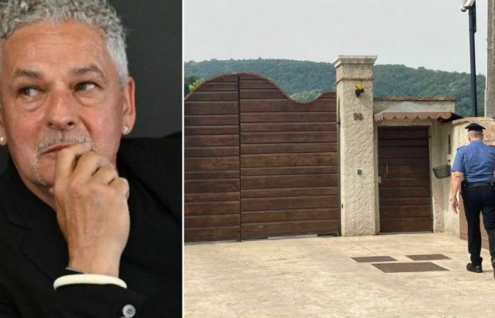Roberto Baggio and the robbery in the villa, annoyance for the TVs outside the home: «Privacy violated»