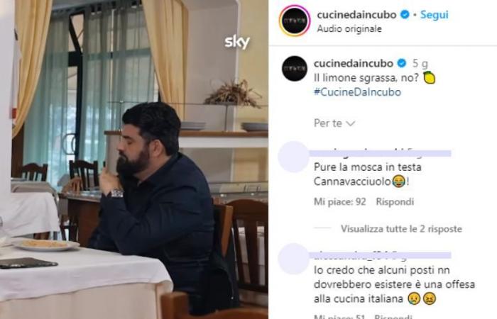 Nightmare kitchens, your ruthless comment has arrived: “An insult to Italian cuisine” | Never seen Cannavacciuolo like this