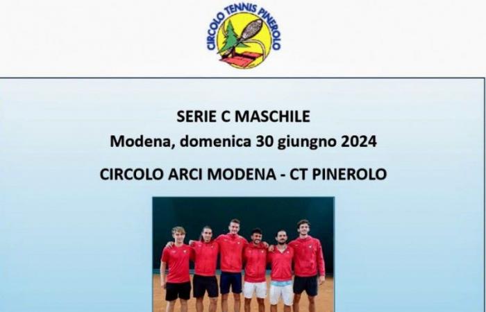 SERIE C MEN’S TENNIS IL PINEROLO IN MODENA ON SUNDAY TO MOVE UP TO SERIE B