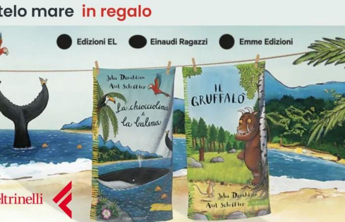 Buy €20 of children’s books from Feltrinelli, and receive a beautiful beach towel as a gift!