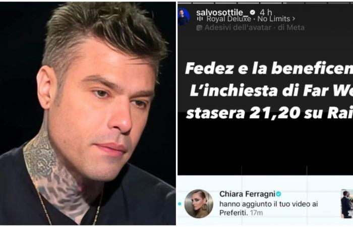 FarWest carries out an investigation into Fedez’s charity and Chiara Ferragni puts the video among her favourites