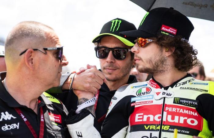 Marco Bezzecchi thanks the VR46 Racing team and promises full concentration until the last second, before leaving for Aprilia.