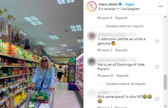 Mara Venier, she goes to this supermarket to do her shopping: everyone has caught her eye