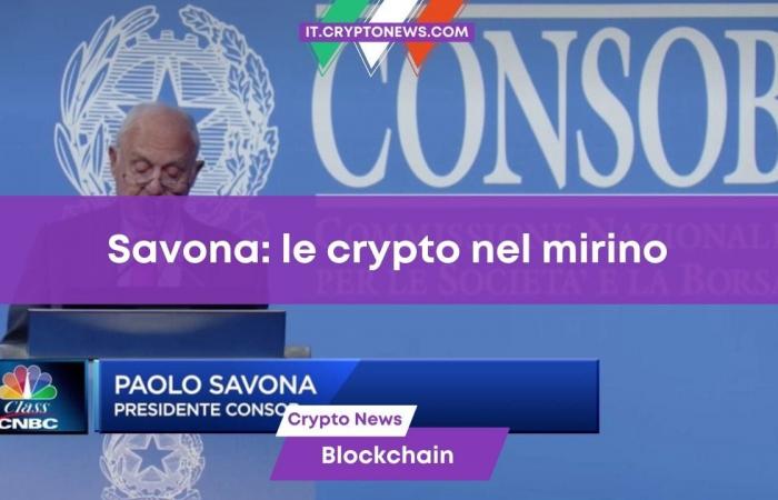 Cryptocurrencies in the sights of Consob President Savona