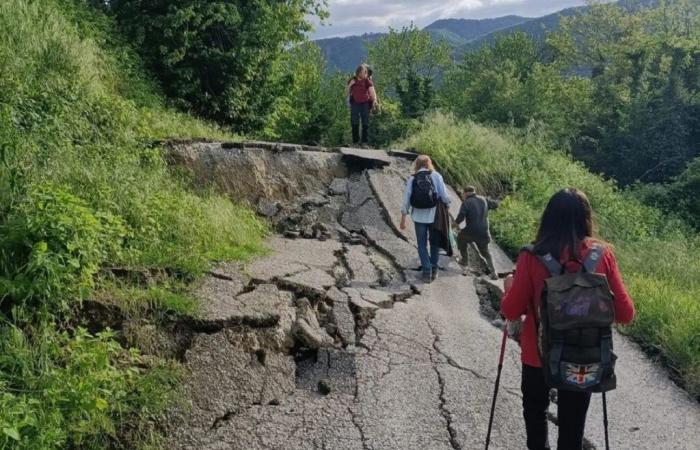 The road to Nuvoleto, the flood in Romagna, the landslide and the tenacity of the inhabitants