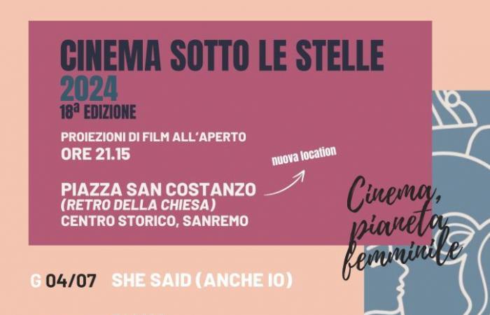 From 4 July to 29 August “Cinema under the stars” returns to Sanremo – Sanremonews.it
