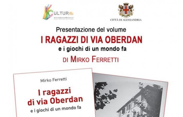 Friday 28 June at Palazzo Cuttica presentation of Mirko Ferretti’s book ““The boys of Via Oberdan and the games of a world ago”