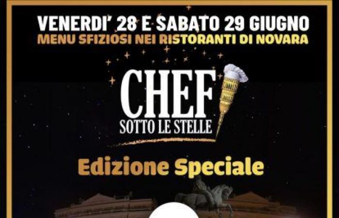 In Novara on Friday 28th and Saturday 29th June Chef under the stars, special Streetgames edition