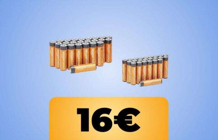 24 AA batteries and 24 AAA batteries at a very low price on Amazon Italy