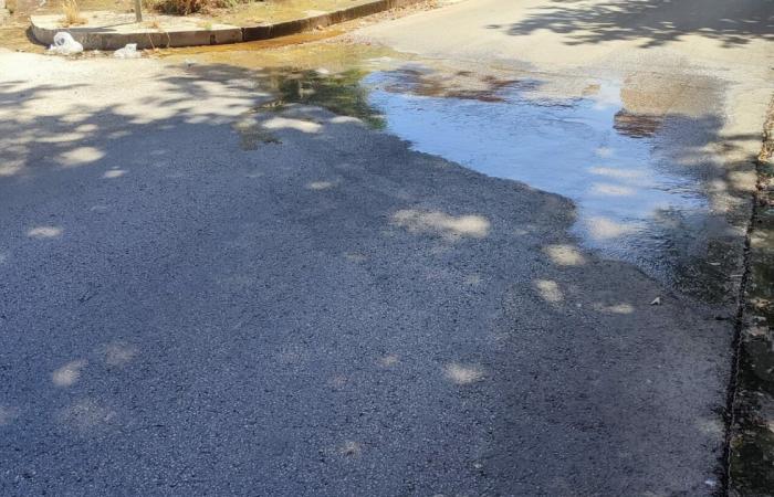 Water leaks in via Aldo Moro, Ragusa’s complaint on the move –