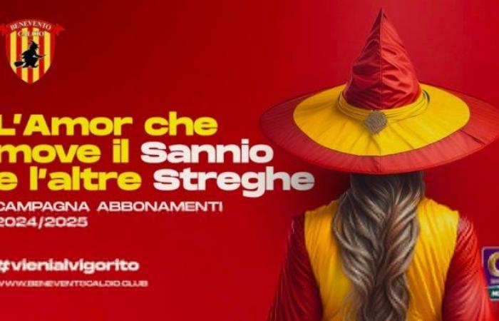 Benevento, here is the season ticket campaign: “an act of love”