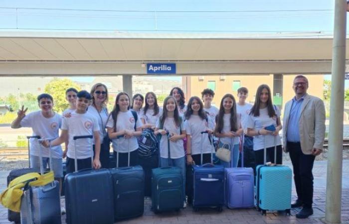 The boys of the children’s choir of the Pascoli Institute of Aprilia were chosen by the Ministry of Education to participate in the G7 in Trieste