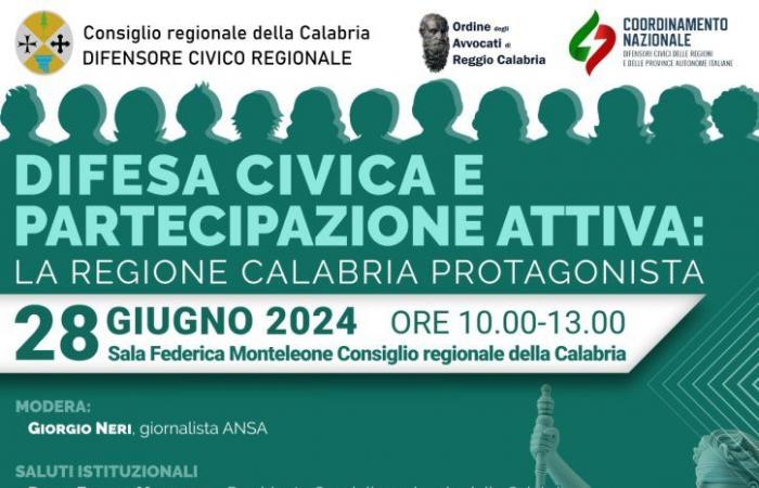 Reggio Calabria, conference: “Civic defense and active participation: the Calabria region as a protagonist”