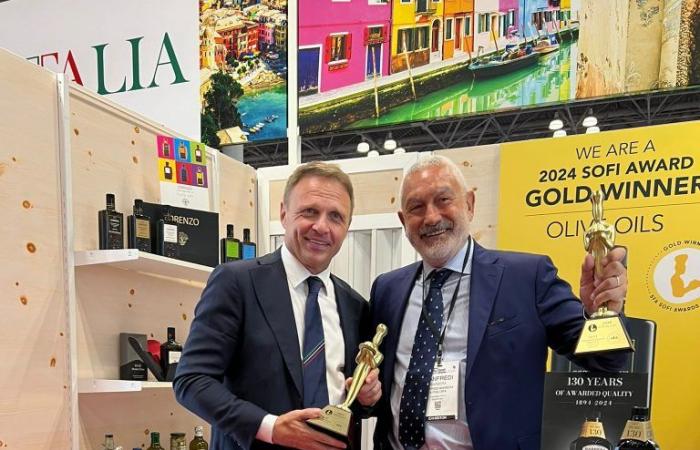 Food, the oil entrepreneur Barbera wins the Sofy Award for the second consecutive year with the Lorenzo n.1 oil and enters the history of the award