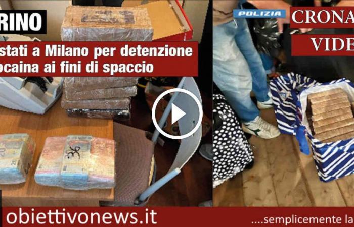 TURIN – Arrested in Milan for possession of cocaine for the purposes of trafficking (VIDEO)