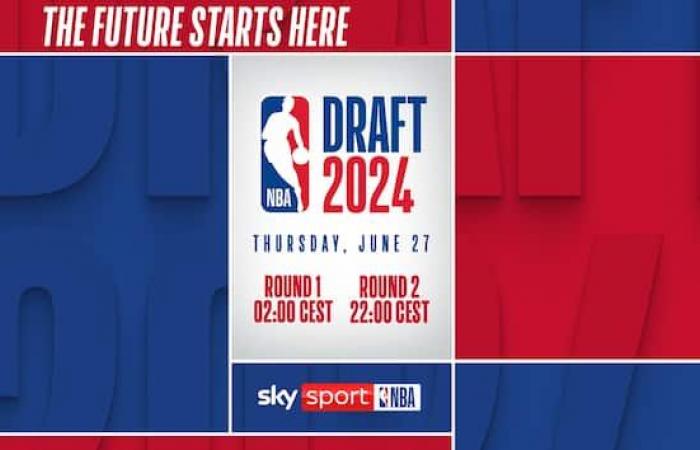 NBA Draft 2024, the event on TV and streaming on Sky: where to see it