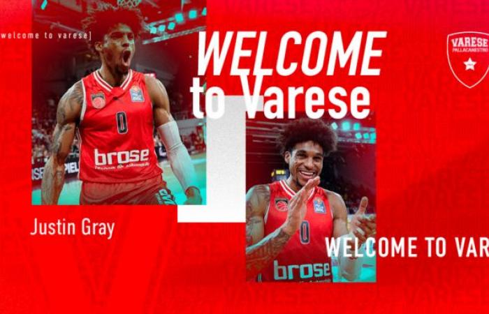 Justin Gray is Varese Basketball’s first shot