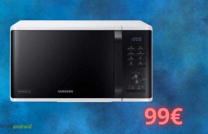 Samsung: the microwave oven on DISCOUNT for only 99 euros on Amazon
