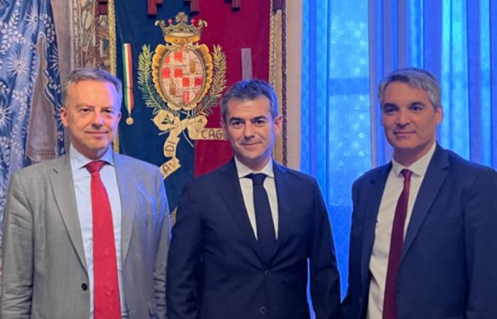 Cagliari, mayor Zedda meets the French ambassador | Cagliari