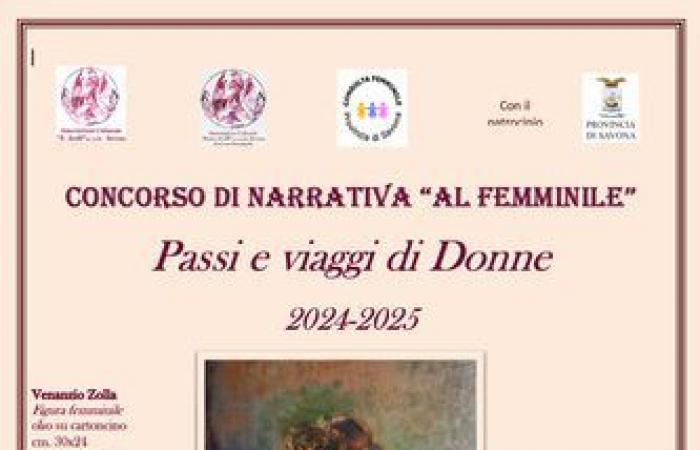 Savona. Literary fiction competition: ‘Women’s Steps and Journeys’