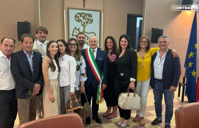 The new council of mayor Gennaro Caserta