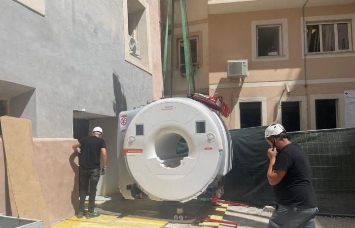 First MRI unit delivered