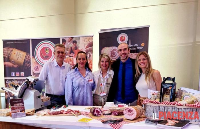 Salumi Dop, the Consortium on display in front of the big German large-scale retailers