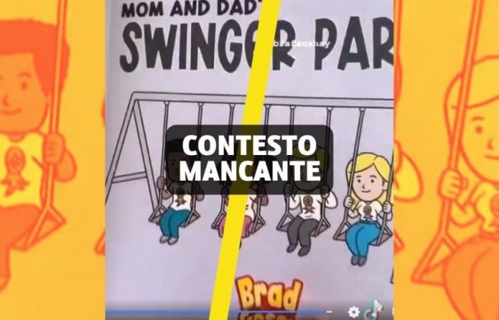 This comic about swingers is intended for adults, not children