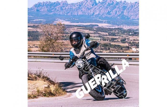 The first official image of the Royal Enfield Guerrilla 450