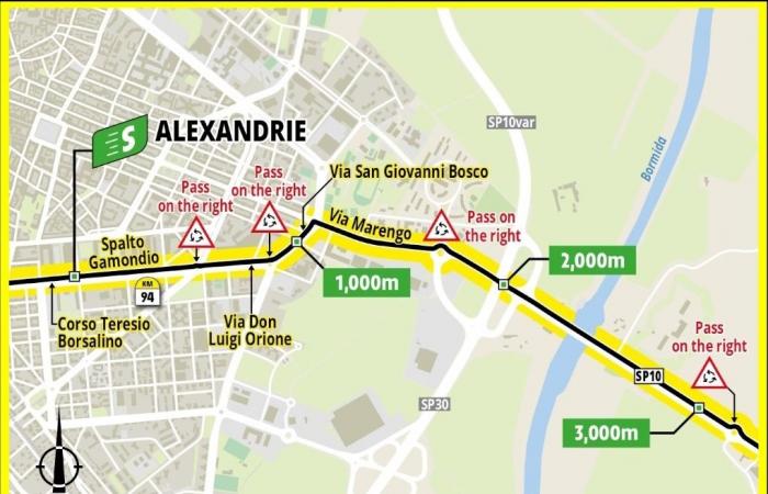 Tour de France Passage in Alessandria: Road Closures Early to 10.30