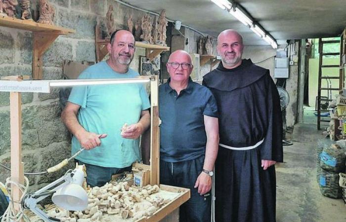 Jack Giacaman, the artisan from Bethlehem thanks the upper Molise