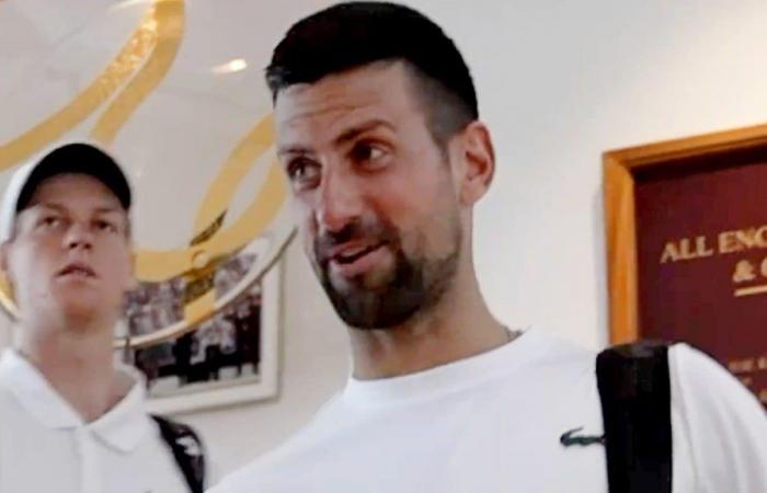 Video of Sinner and Djokovic entering Wimbledon reveals what their relationship really is