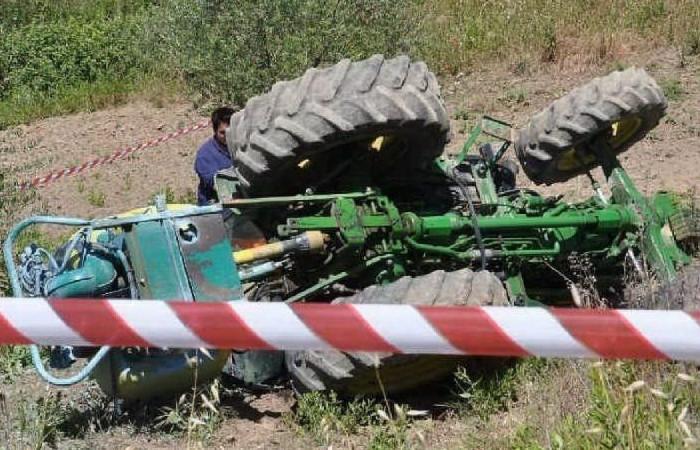 Accident at work in Minturno, 21-year-old dies crushed by tractor in front of father